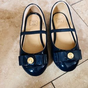 Janie and Jack BOW BALLET FLAT, size 7 toddler